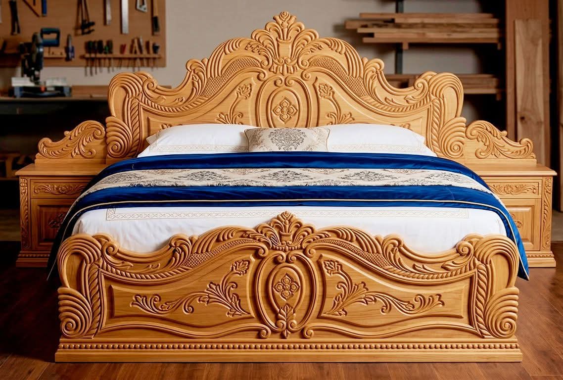 Lacker Palish Box Beds / Khat 1 Sete